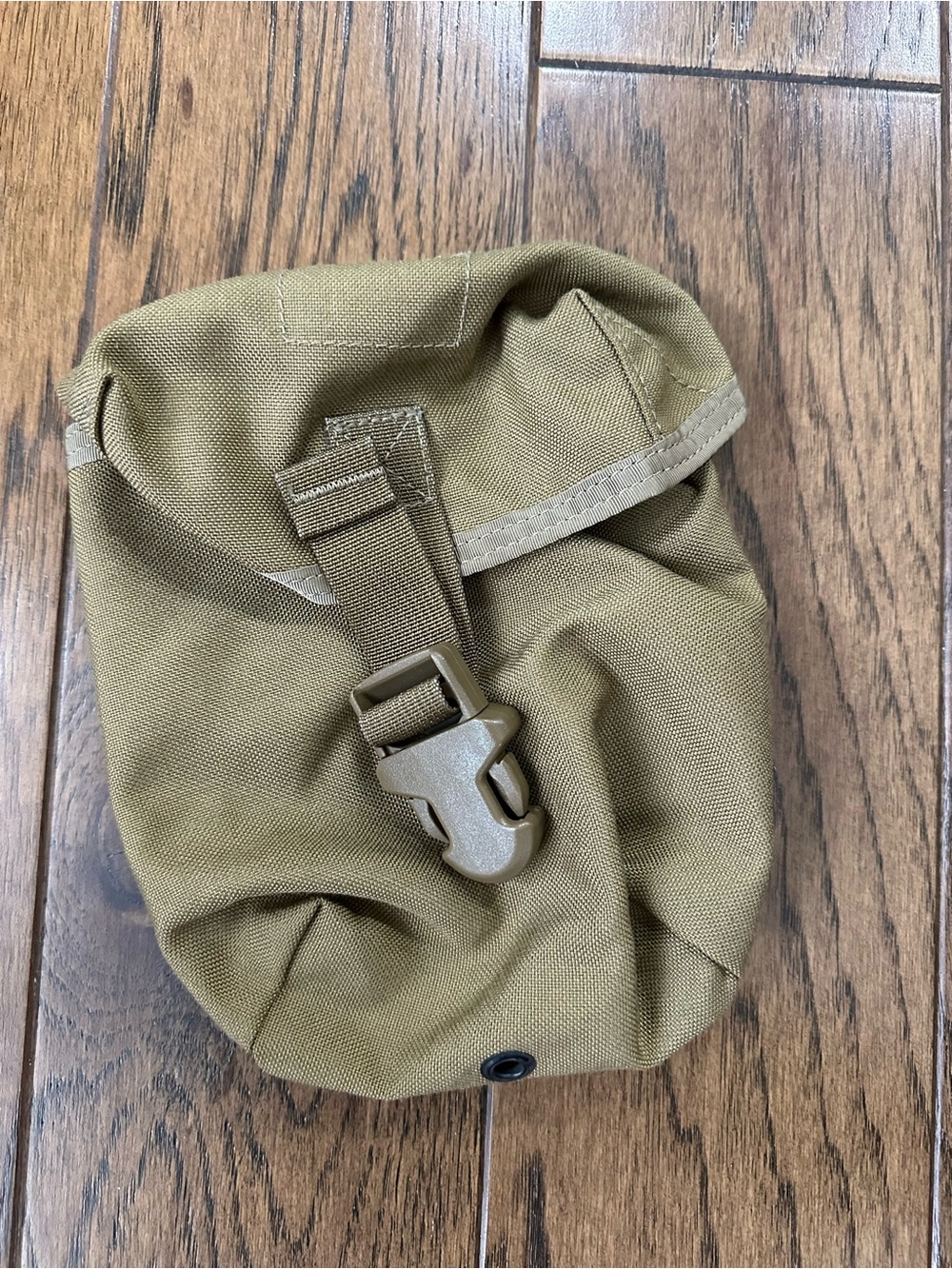 Chinook Brand Tactical Canvas Utility Pouch - Olive/Tan